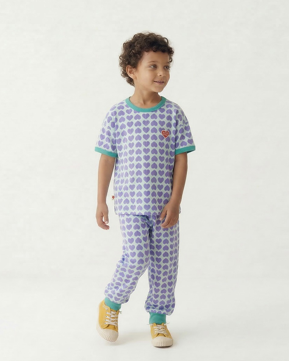Violet BB Heart Pattern One Mile Jogger