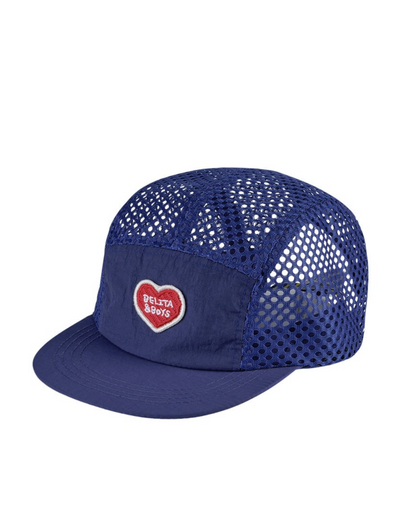 Blue BB Heart Mesh Camp Cap