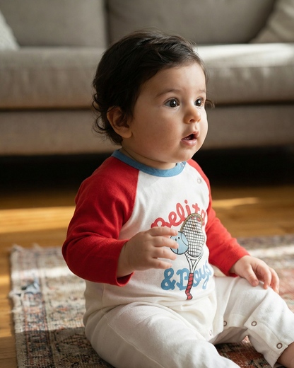 BABY Red Tennis Jumpsuit