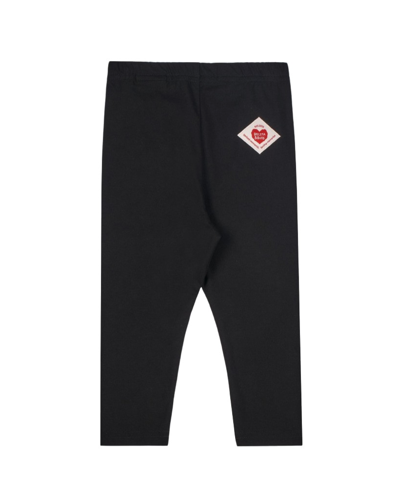 BABY Black Knee Point Leggings