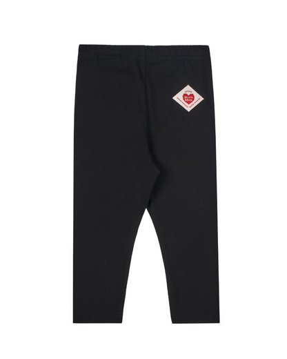 BABY Black Knee Point Leggings