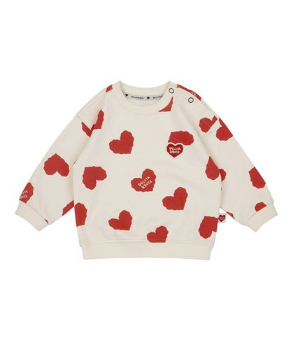 [BABY SET] Red BB Heart Pattern Jogger