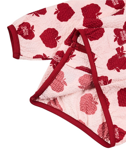 BABY Red Bubble Apple Pattern Windbreaker