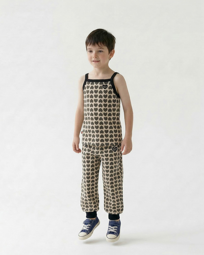 Charcoal BB Heart Pattern One Mile Jogger