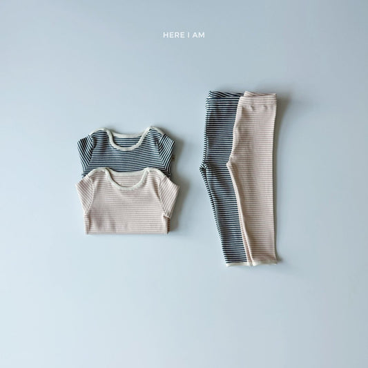 제티 ST 골지 실내복 Zetty Stripe Set (2 Pieces)