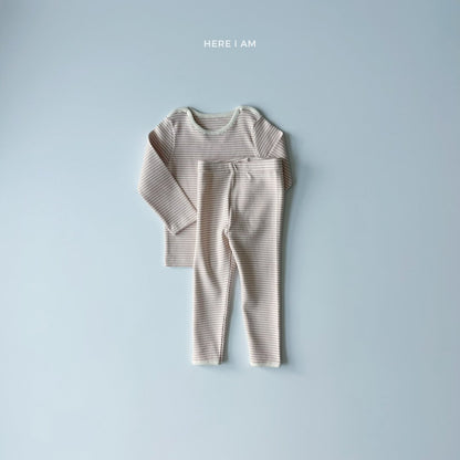 제티 ST 골지 실내복 Zetty Stripe Set (2 Pieces)