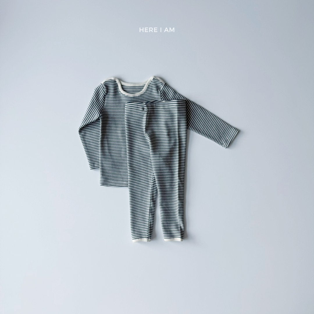 제티 ST 골지 실내복 Zetty Stripe Set (2 Pieces)