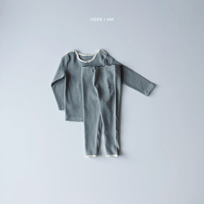 제티 ST 골지 실내복 Zetty Stripe Set (2 Pieces)