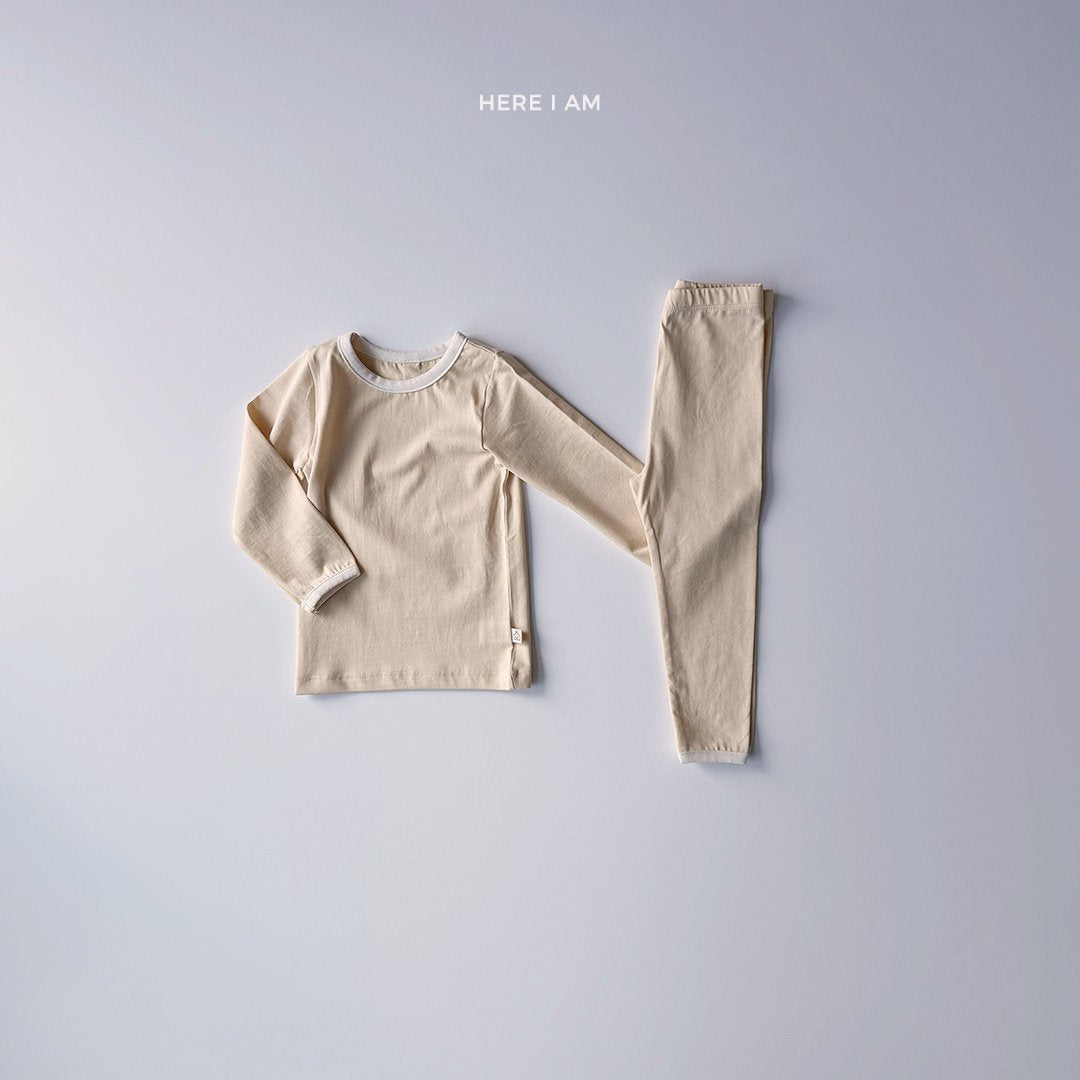 에센셜 / 플레인 실내복 Essential Plain Set (2 Pieces)