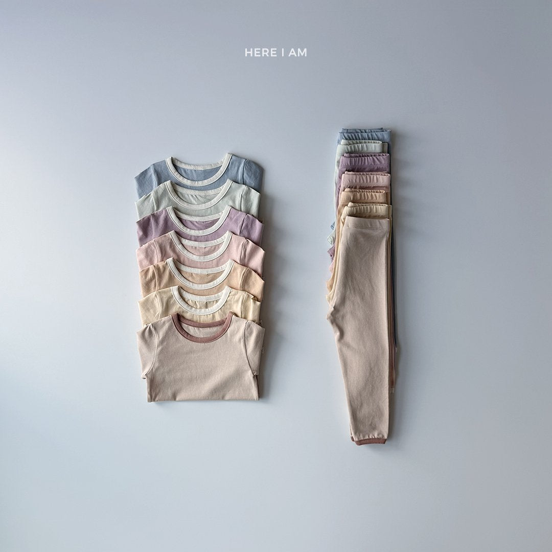 에센셜 / 플레인 실내복 Essential Plain Set (2 Pieces)