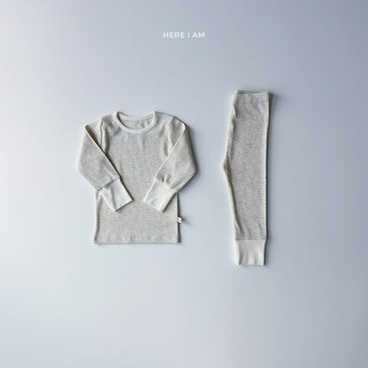 조이 골지 실내복 Joy Ribbed Set (2 Pieces)