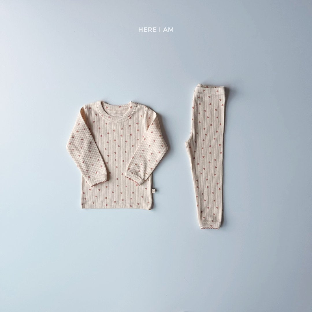 조이 골지 실내복 Joy Ribbed Set (2 Pieces)