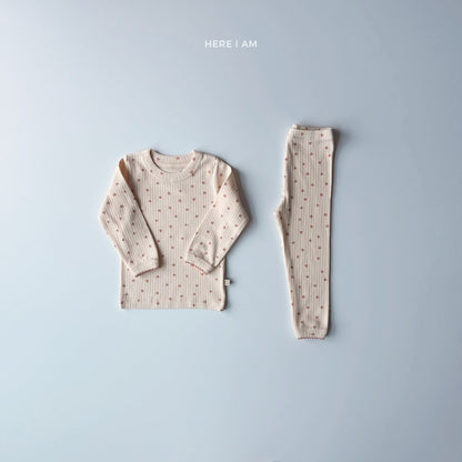 조이 골지 실내복 Joy Ribbed Set (2 Pieces)