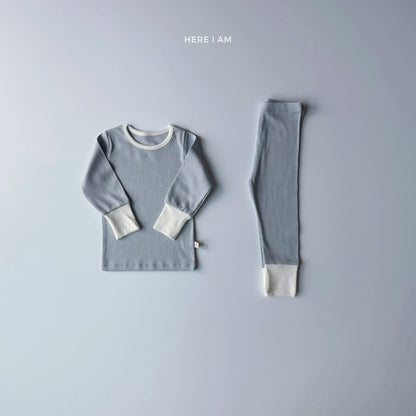 조이 골지 실내복 Joy Ribbed Set (2 Pieces)