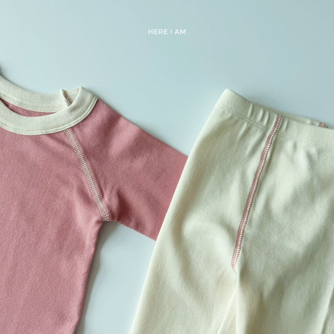 플랫 스티치 실내복 Flat Stitch Set (2 Pieces)