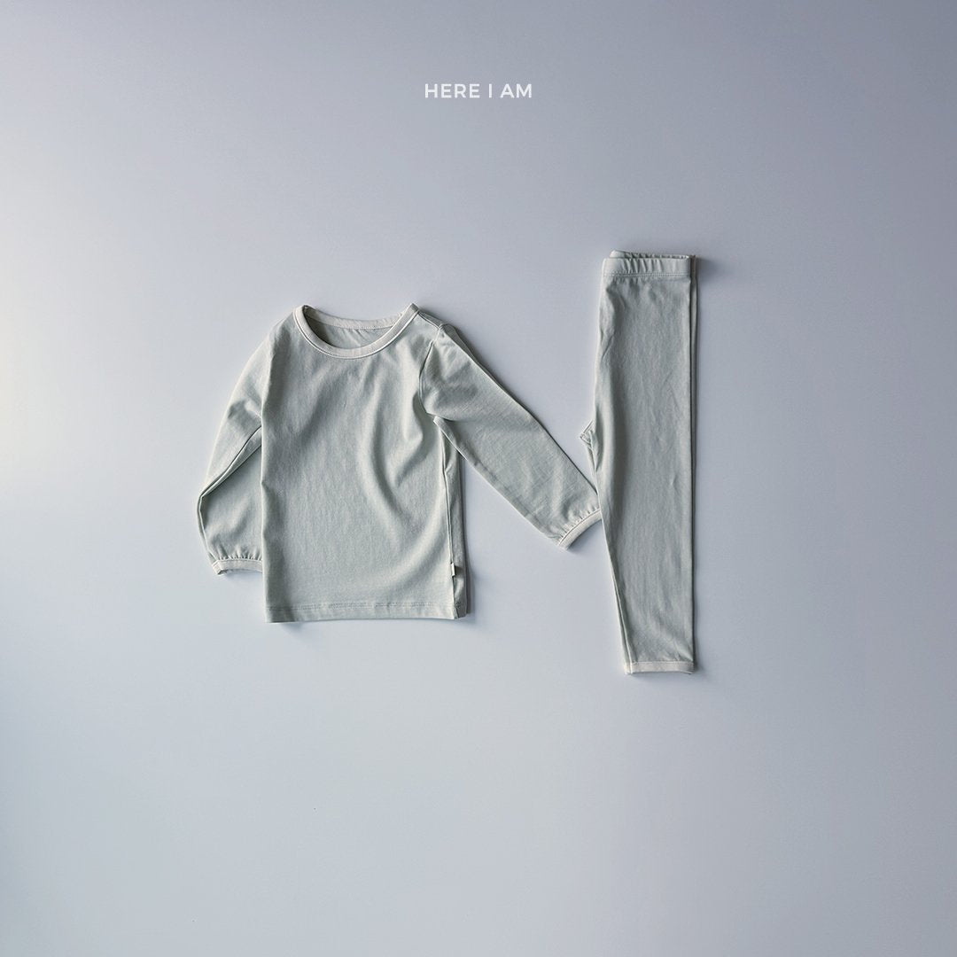 에센셜 / 플레인 실내복 Essential Plain Set (2 Pieces)