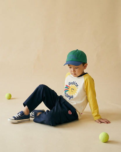 Navy BB Heart Fatigue Cargo Pants