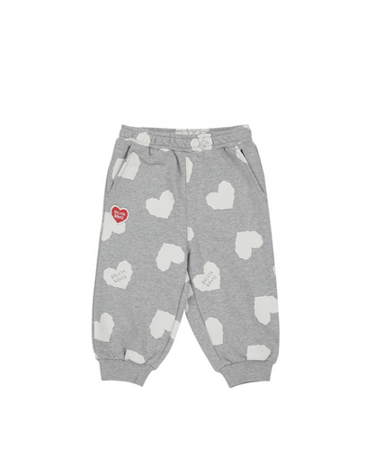 [BABY SET] Grey BB Heart Pattern Jogger