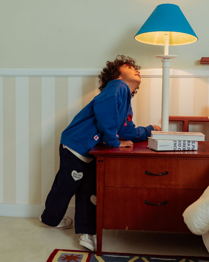 Blue Bus and Truck Zip Up Hood