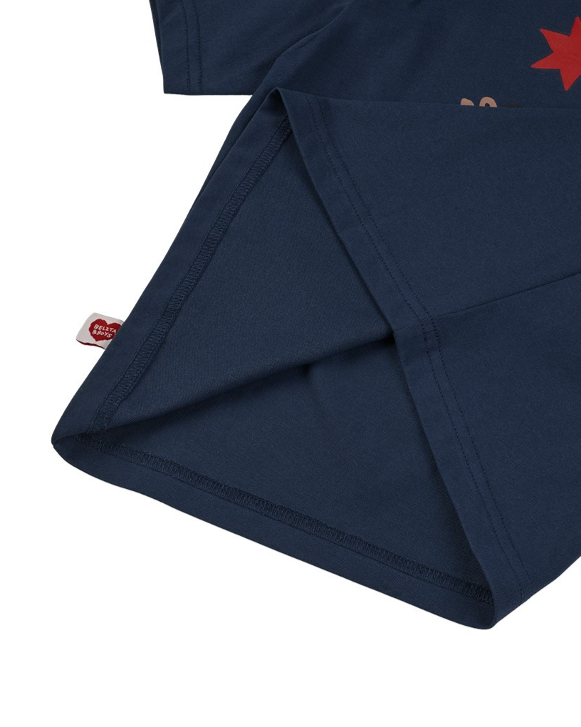 Navy Cowboy Short Sleeve Tee