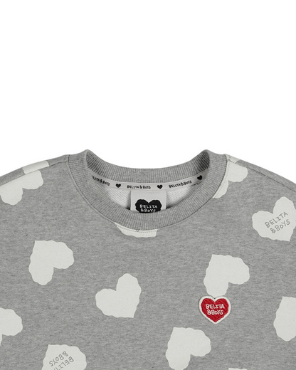[SET] Grey BB Heart Pattern Jogger