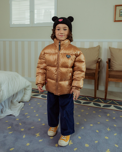 Black BB Heart Bear Beanie