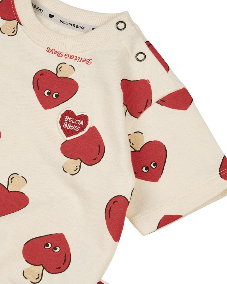 [BABY SET] Red Mushroom Pattern Jogger