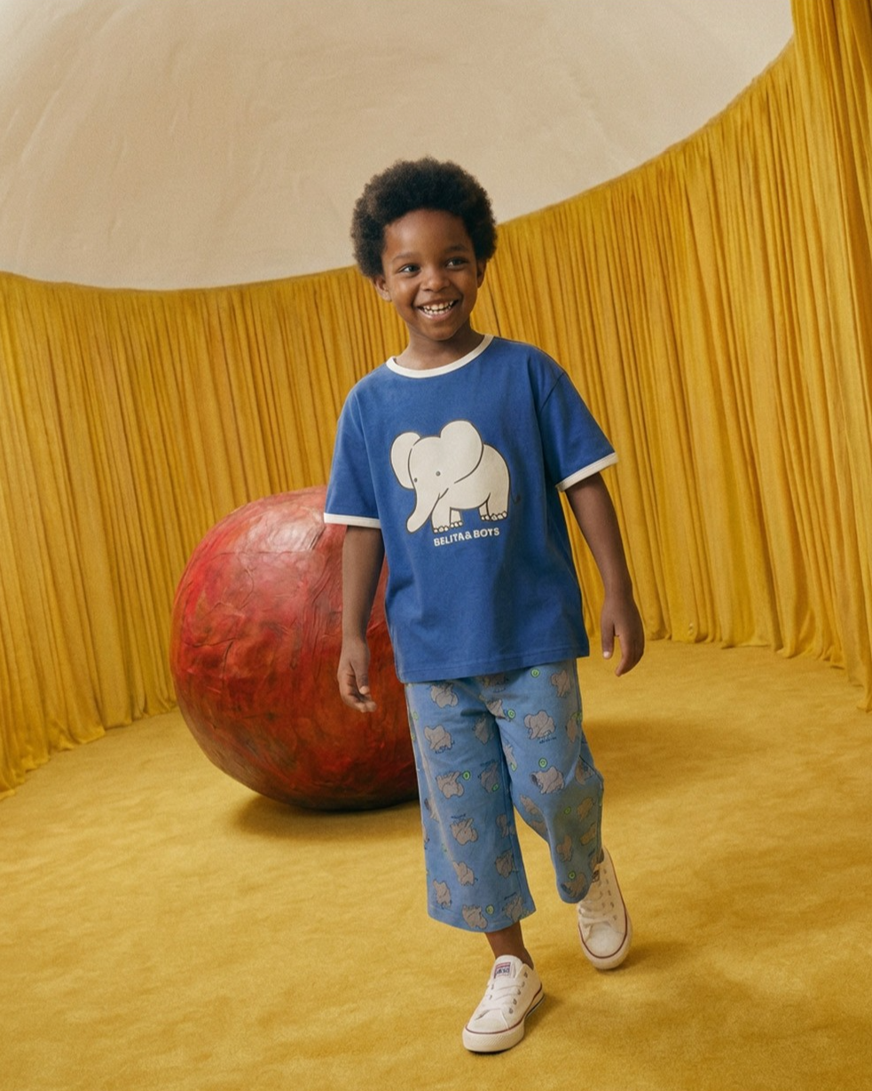 Blue Elephant Short Sleeve
