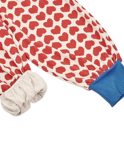 Red BB Heart Pattern One Mile Jogger