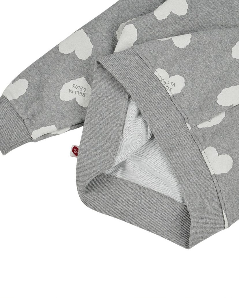 [SET] Grey BB Heart Pattern Jogger