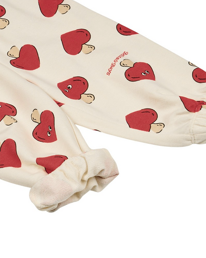 [BABY SET] Red Mushroom Pattern Jogger