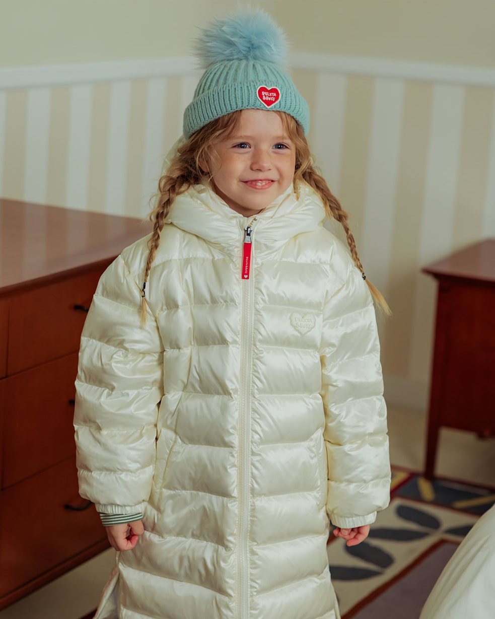 Mint BB Heart Pompom Beanie