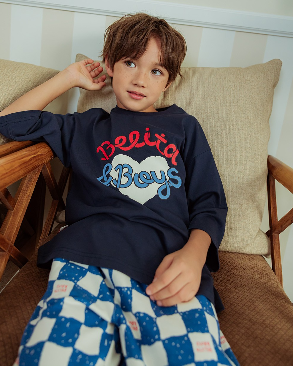 Navy Belita Mid Sleeve