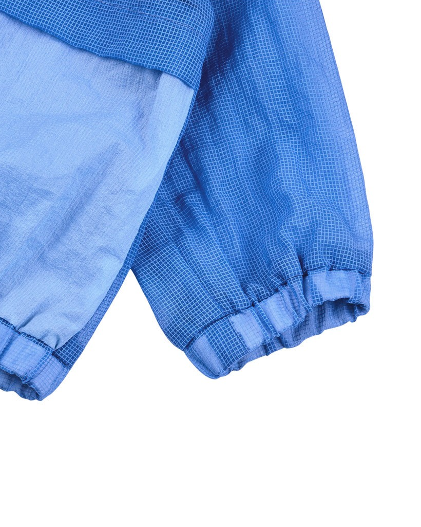 BABY Blue BB Heart Hooded Windbreaker