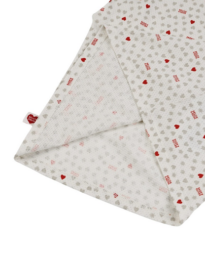 [SET] Light Grey Heart Star Mesh Sleeveless Shorts