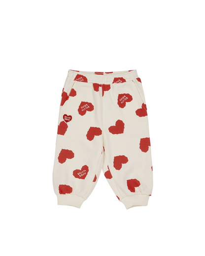 [BABY SET] Red BB Heart Pattern Jogger