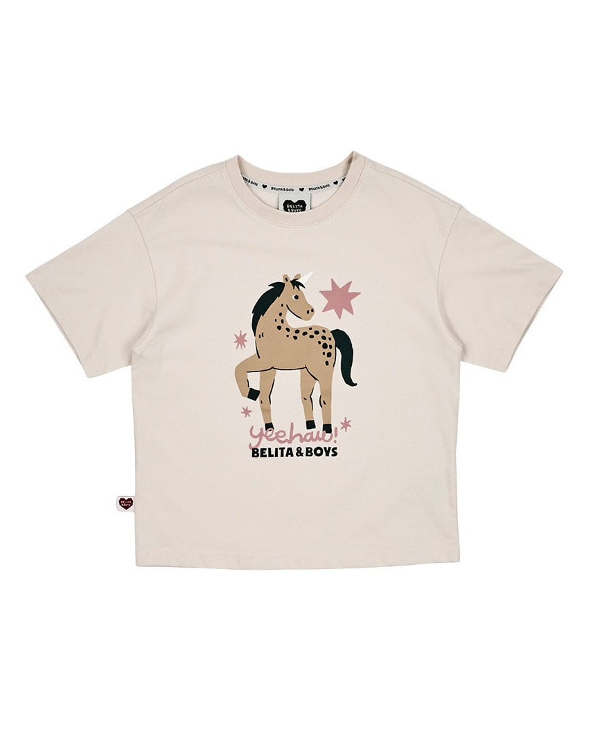 [SET] Light Pink Horse Point Pattern Shorts