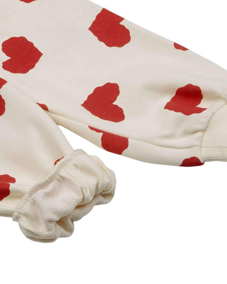 [BABY SET] Red BB Heart Pattern Jogger
