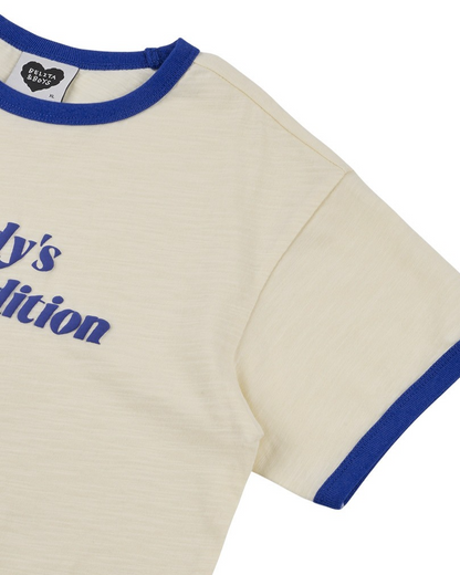 [SET] Cream Daddy Short Sleeve Tee & Shorts