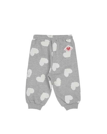 [BABY SET] Grey BB Heart Pattern Jogger