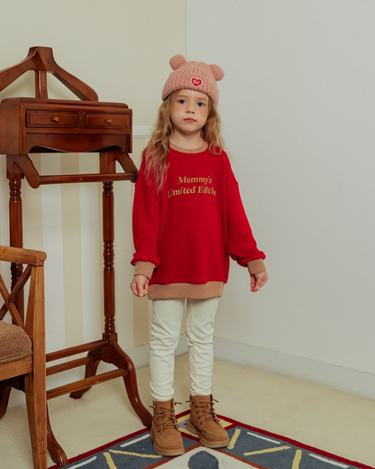 Pink BB Heart Bear Beanie