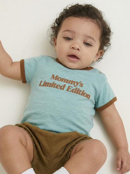 [BABY SET] Mint Mommy Tee & Shorts