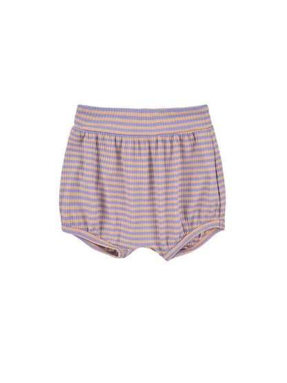[BABY SET] Violet BB Heart Stripe Sleeveless Shorts