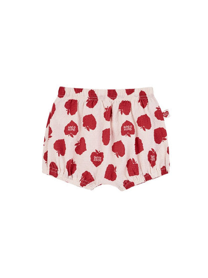 [BABY SET] Red Bubble Apple Polysucker Shirt & Shorts