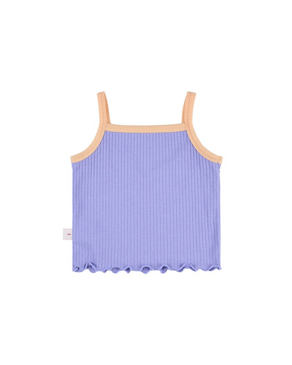 [BABY GIRL SET] Violet BB Heart Two-Tone Sleeveless One Mile