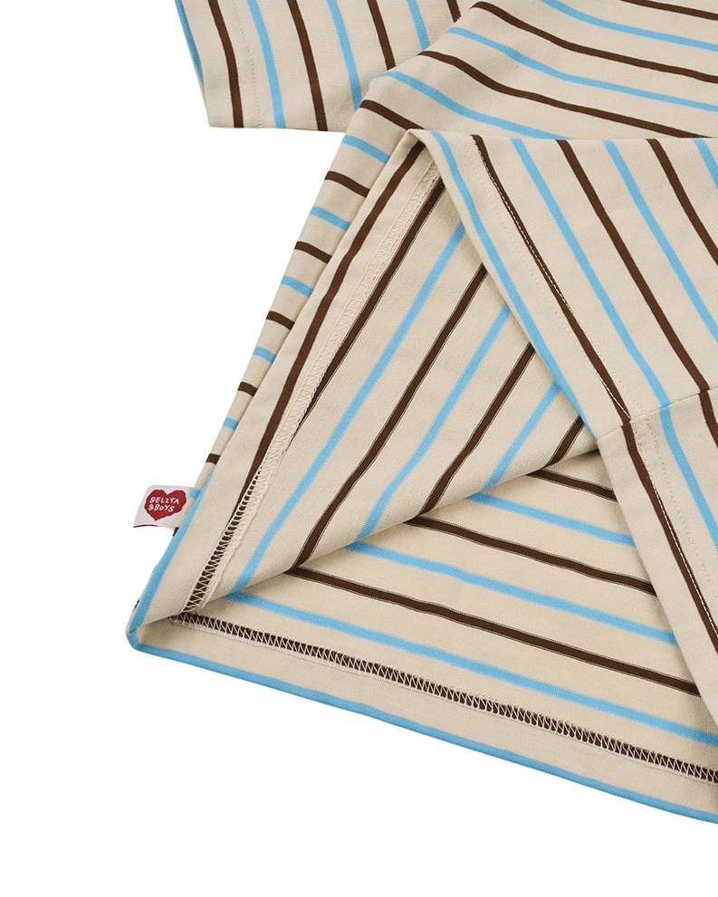 [SET] Yellow BB Heart Multi Stripe Shorts