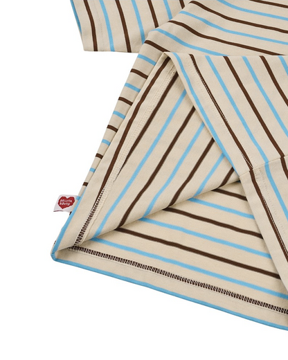 [SET] Yellow BB Heart Multi Stripe Shorts