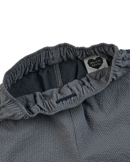 Grey BB Heart Color Block Polysucker Crop Pants
