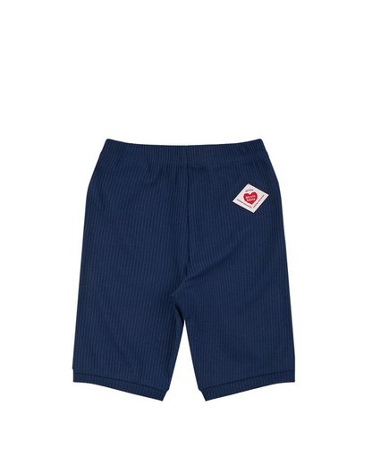 [SET] Blue Colorful Stripe Short One Mile