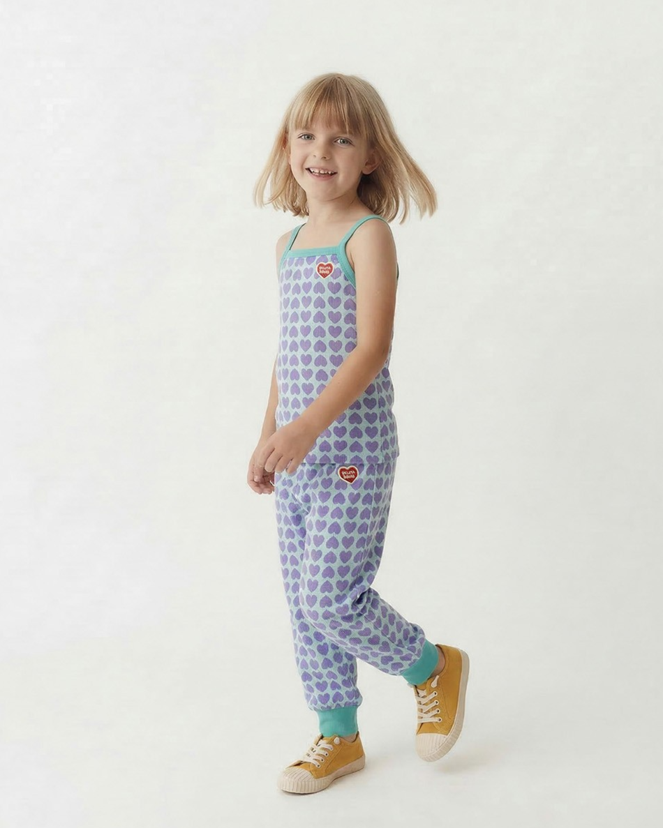 Violet BB Heart Pattern One Mile Jogger